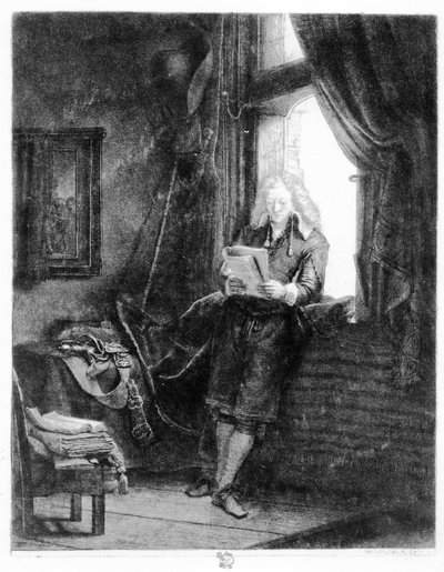 Jan Six, 1647 by Rembrandt van Rijn